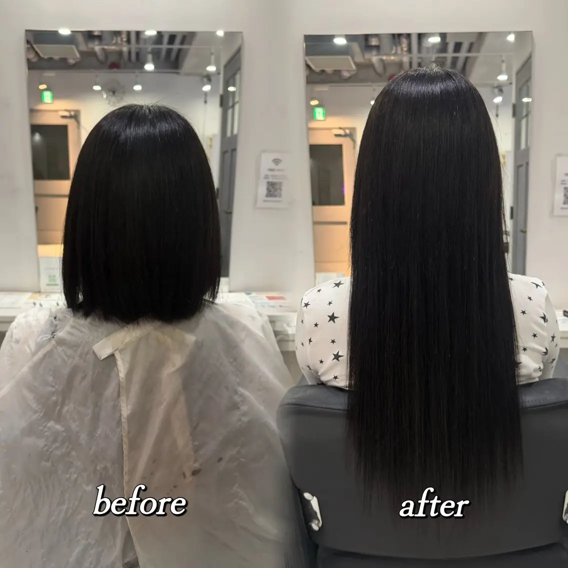 ロング カラー エクステ 🦋REISA🦋 エクステ×ハイトーンのヘアスタイル