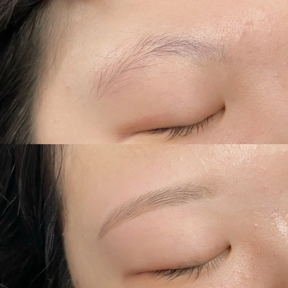 🩵男女問わず  眉毛デザインワックス+間引き+眉カット+仕上げメイク付きの写真
