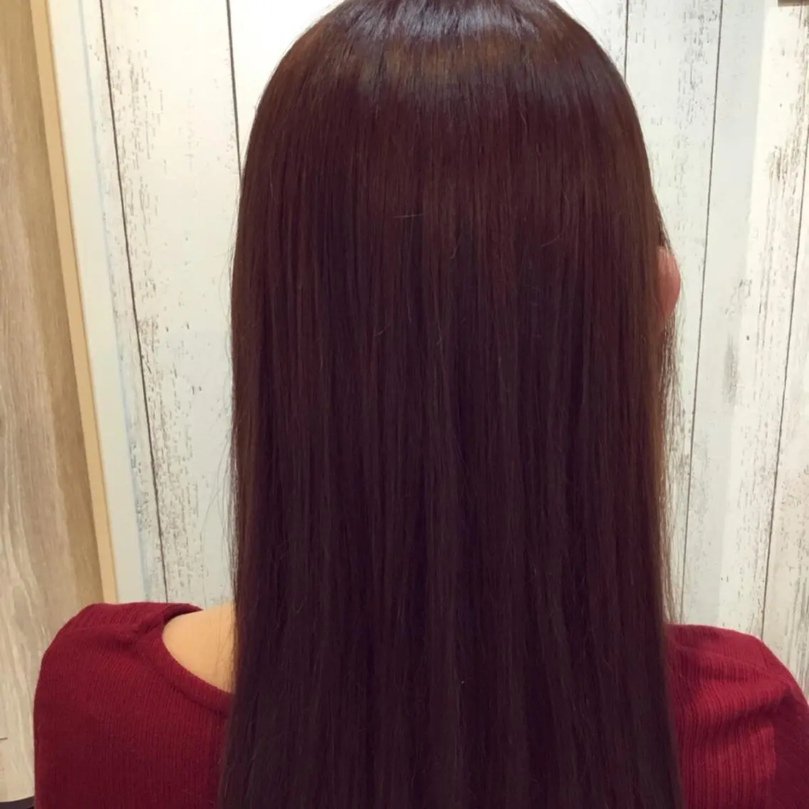 セミロング カラー 金崎 新吾のヘアスタイル