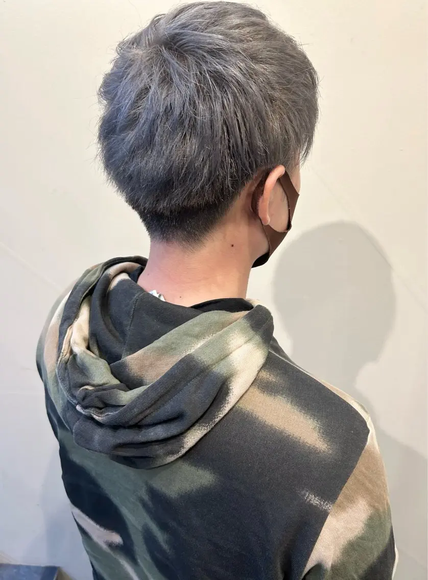 ショート カラー アッシュ シルバー シルバーアッシュ 【髪質改善】 KOUKIのヘアスタイル