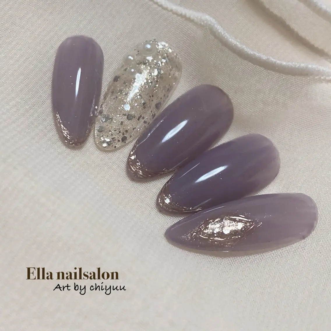 ネイル ハンドネイル Ella nail ちゆうのネイルデザイン