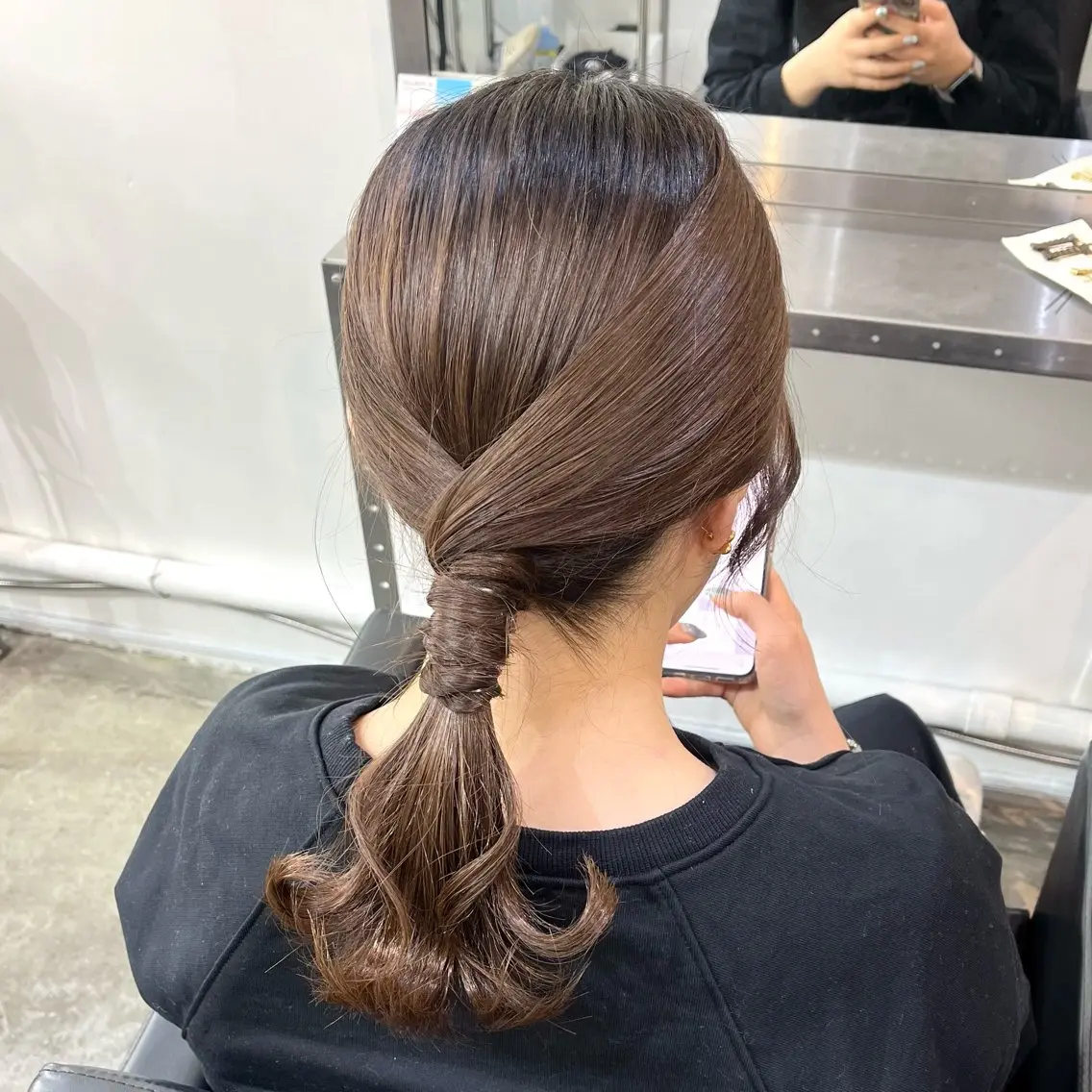 ヘアアレンジ ヘアセット 早朝セット☀️ レイヤー/Momoのヘアスタイル