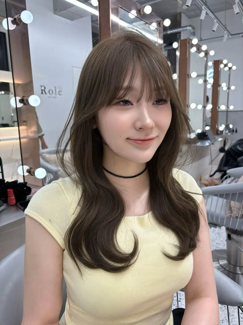 ロング カラー ベージュカラー ヘーゼル 🍒ブリーチなしカラ ー/Sakura🍒のヘアスタイル