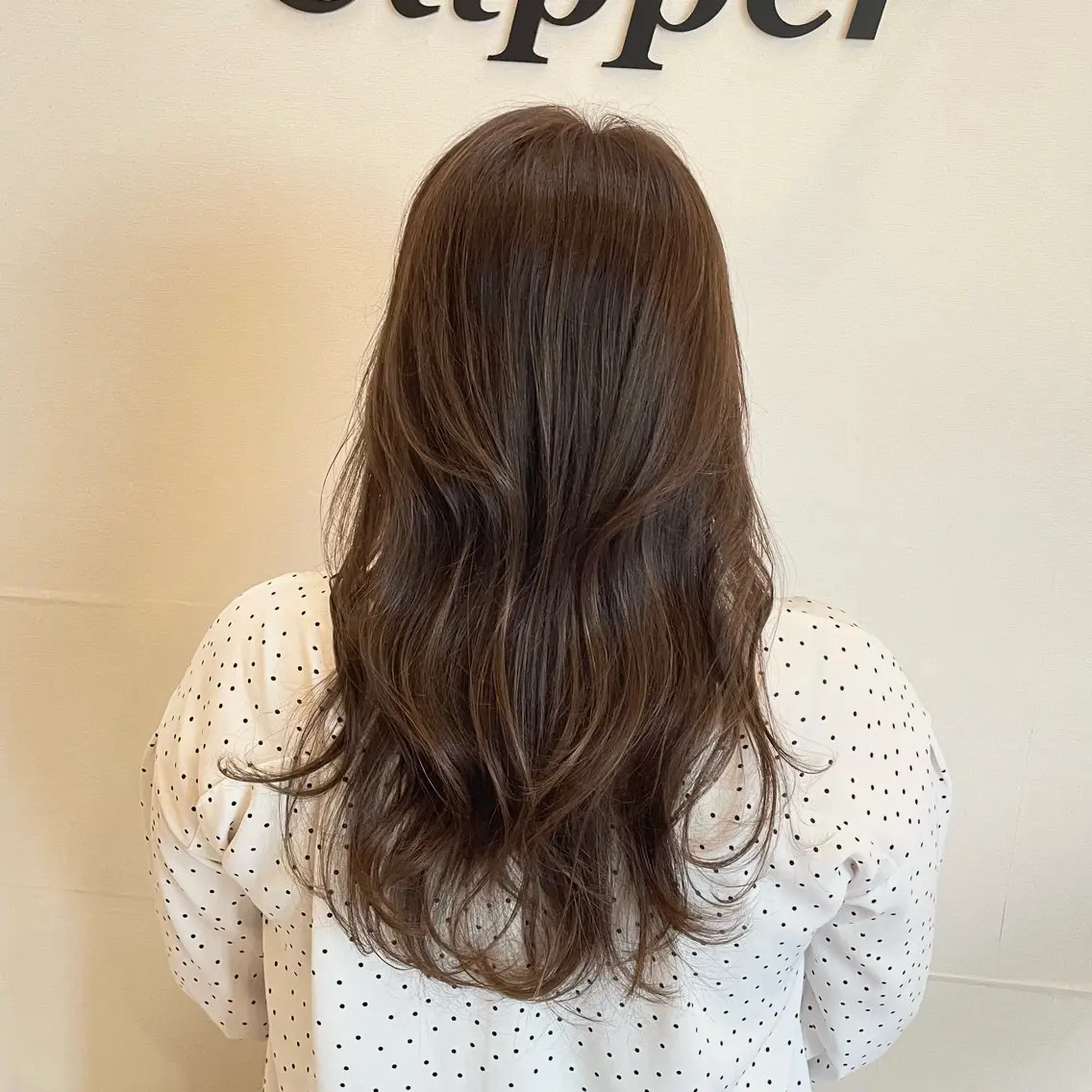 ロング 韓国風ヘア ヘアカラー 🍓スダユキナ🍓 髪質改善水素カラーのヘアスタイル
