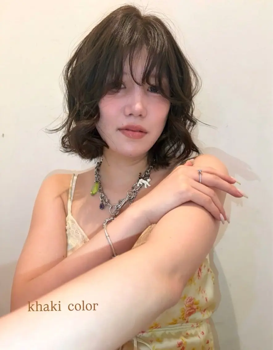 ショート カット ヘアカラー トリートメント naco透明感カラー レイヤーカット🩰のヘアスタイル