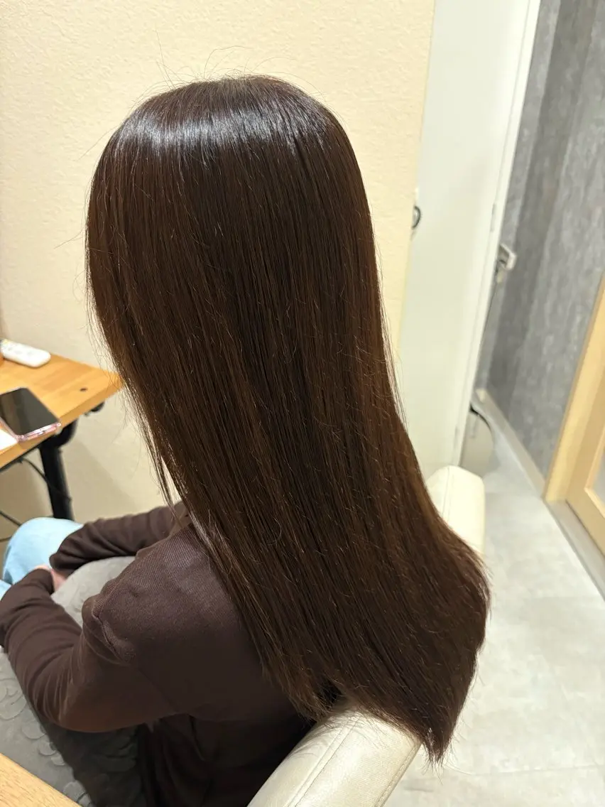 ロング カラー カット ヘアカラー マコ ✿︎のヘアスタイル