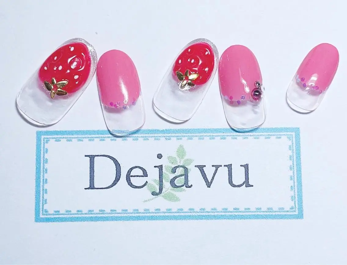 ネイル アートネイル 桜ネイル フラワーネイル グラデーション 春ネイル ハンドネイル Nail salon Dejavu 🌿のネイルデザイン