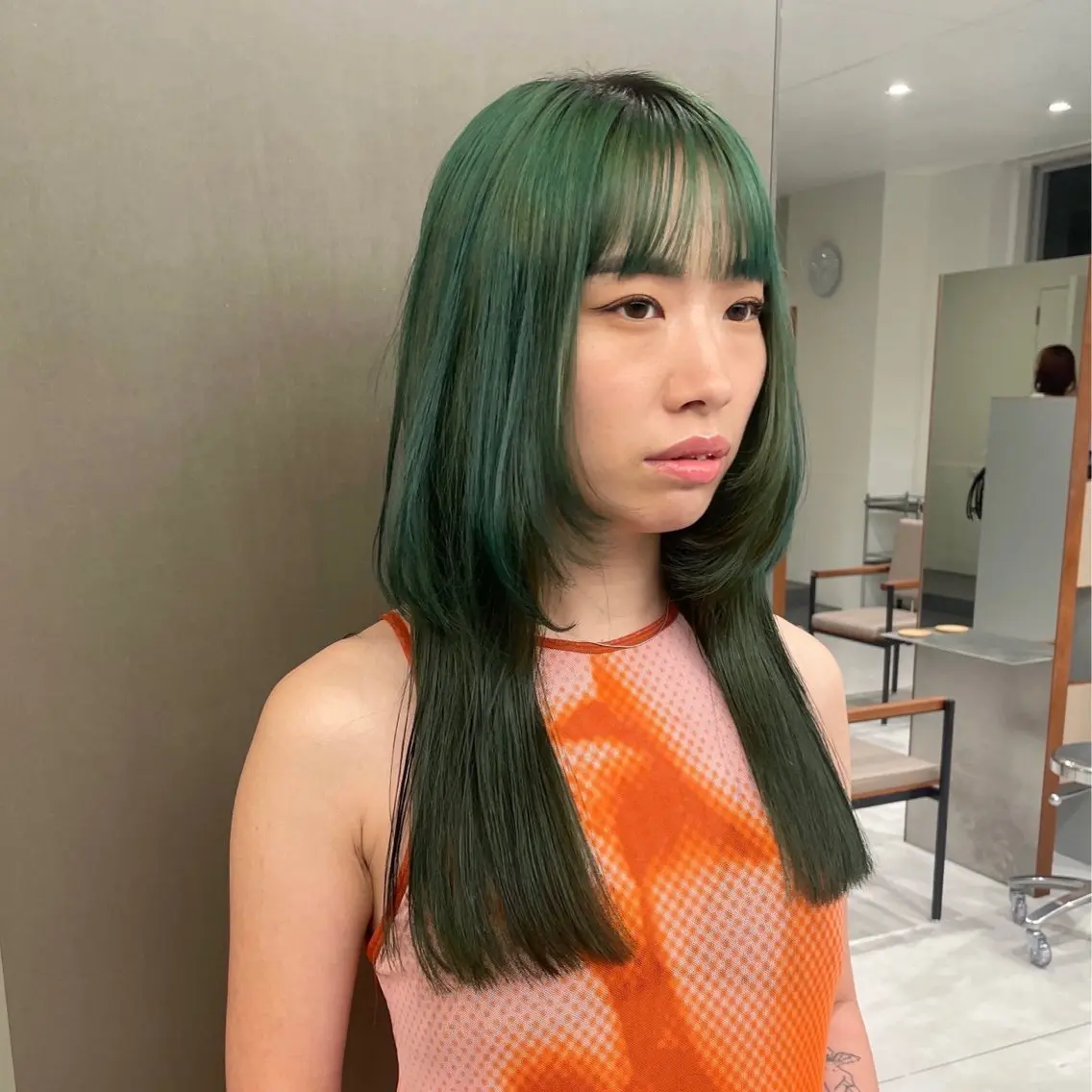 ロング カラー ベージュカラー ブリーチ 透明感カラー ダブルカラー レイヤーカット ヘアカラー トリートメント 髪質改善カラー/ボブ 🌻Mutsumiのヘアスタイル