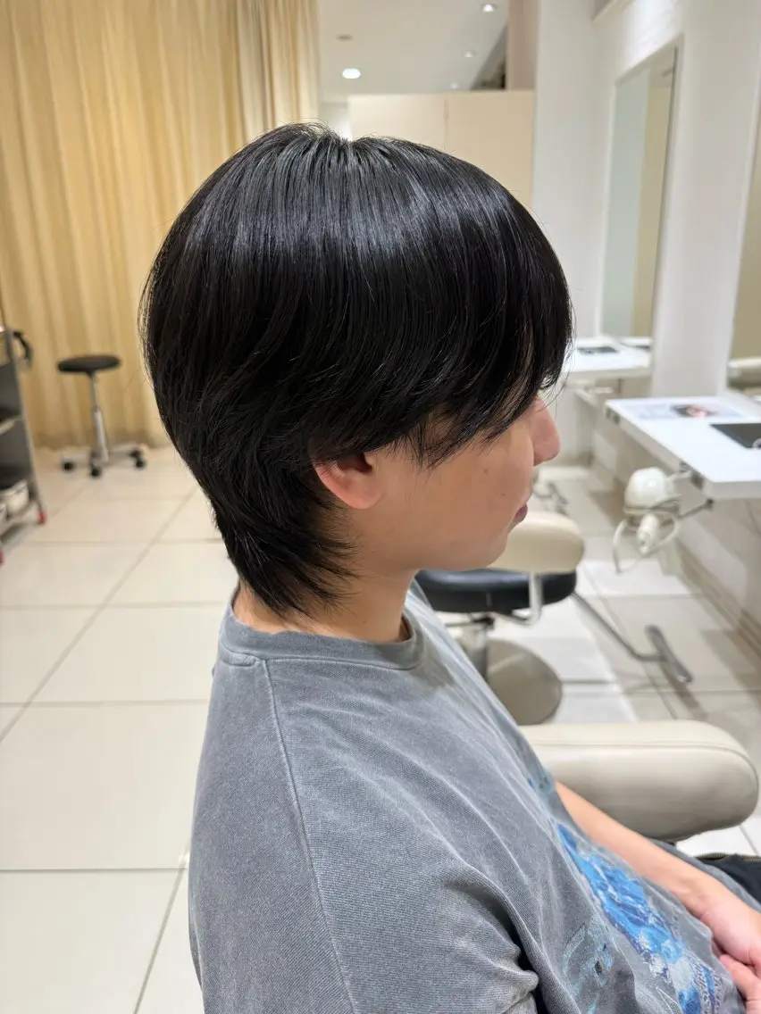 パーマ メンズ 縮毛矯正 村瀬 友香のヘアスタイル