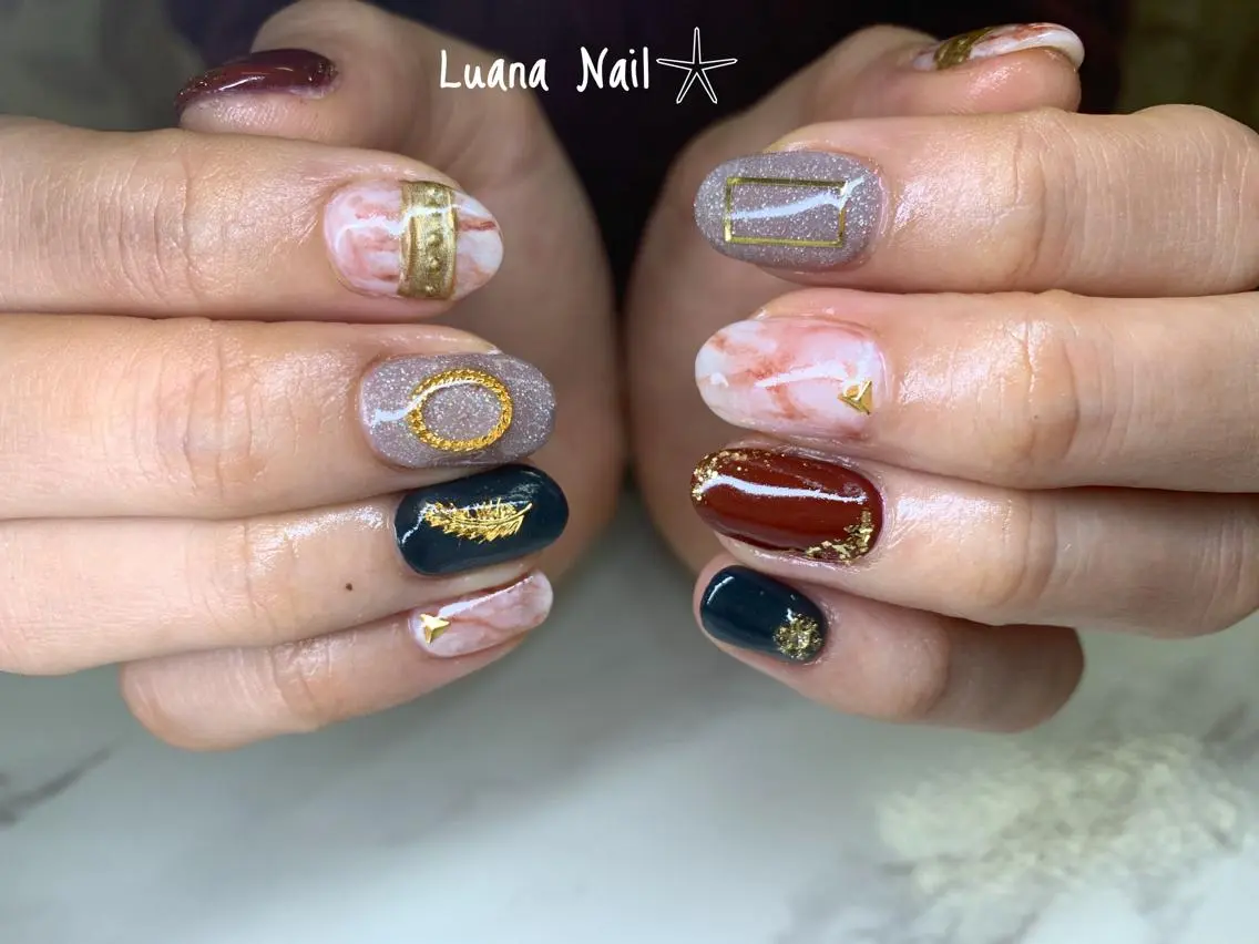 ネイル ハンドネイル BeauJu by Luana Nailのネイルデザイン