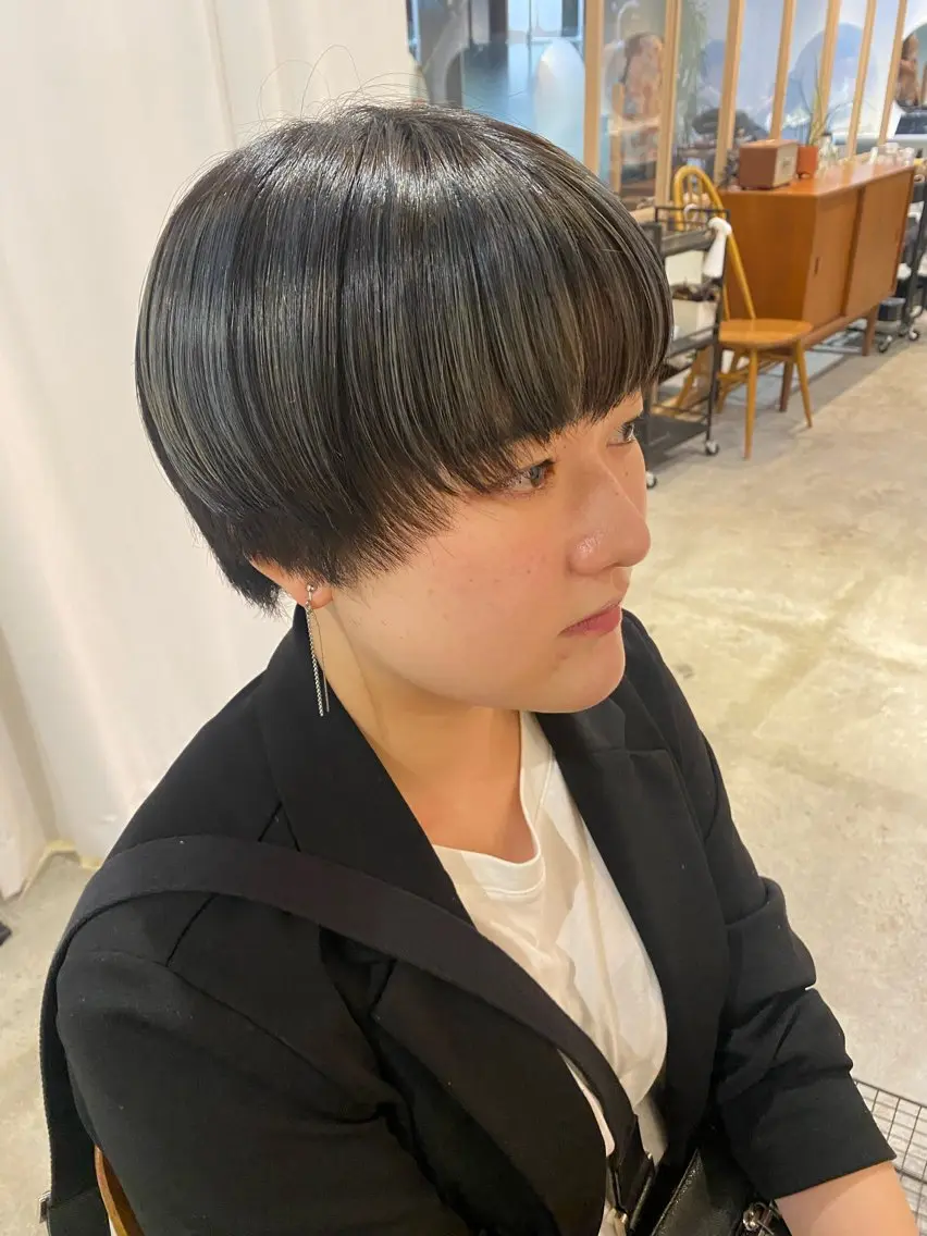 ショート カラー カット ヘアカラー トリートメント Hayashi Shioriのヘアスタイル