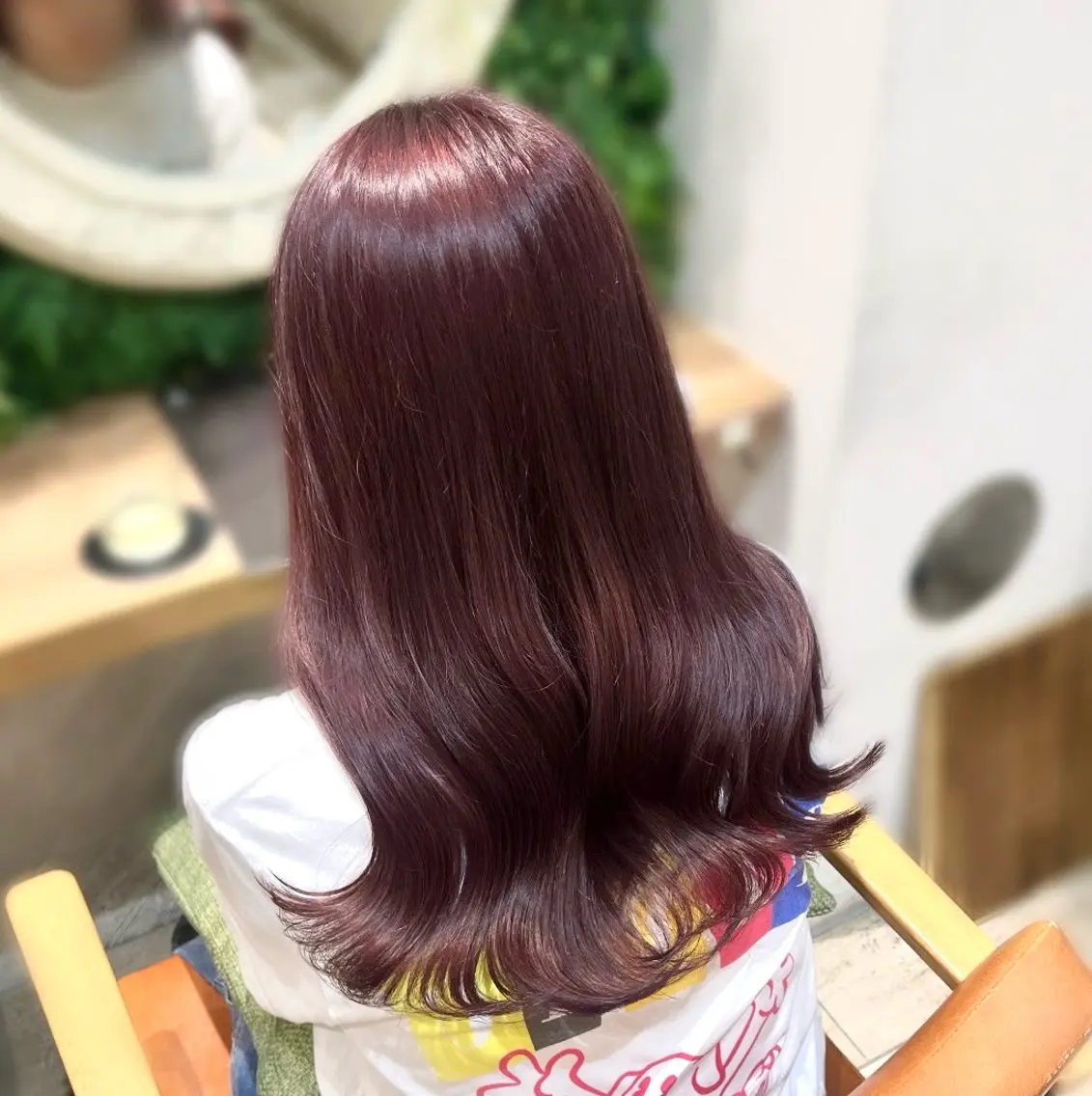 ロング カラー ヘアカラー トリートメント 韓国レイヤー 暖色カラー/さくらのヘアスタイル