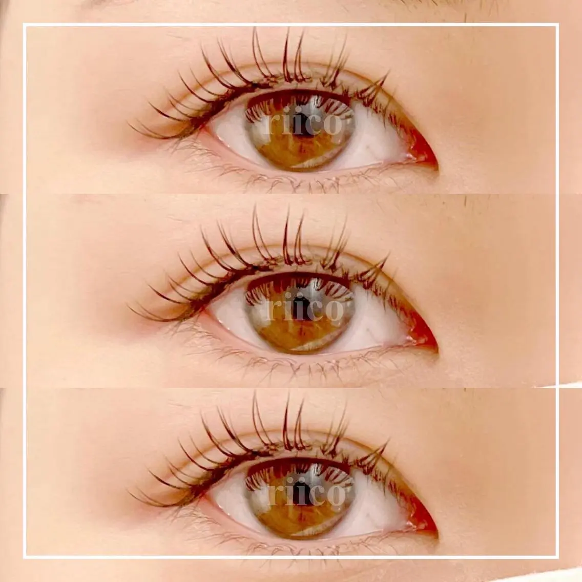 マツエク・マツパ KNACK eye lash RISAのマツエク・マツパデザイン