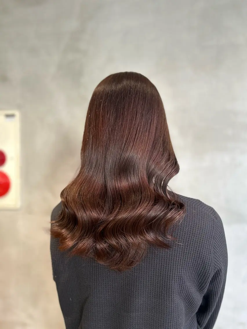 セミロング カラー ・ nanokaのヘアスタイル