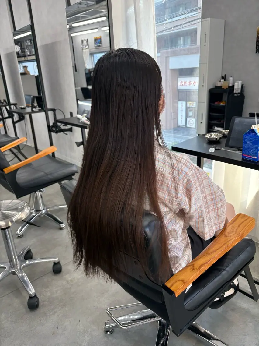 ロング パーマ 撮影モデル LIV My【マイ】 髪質改善/箕面のヘアスタイル
