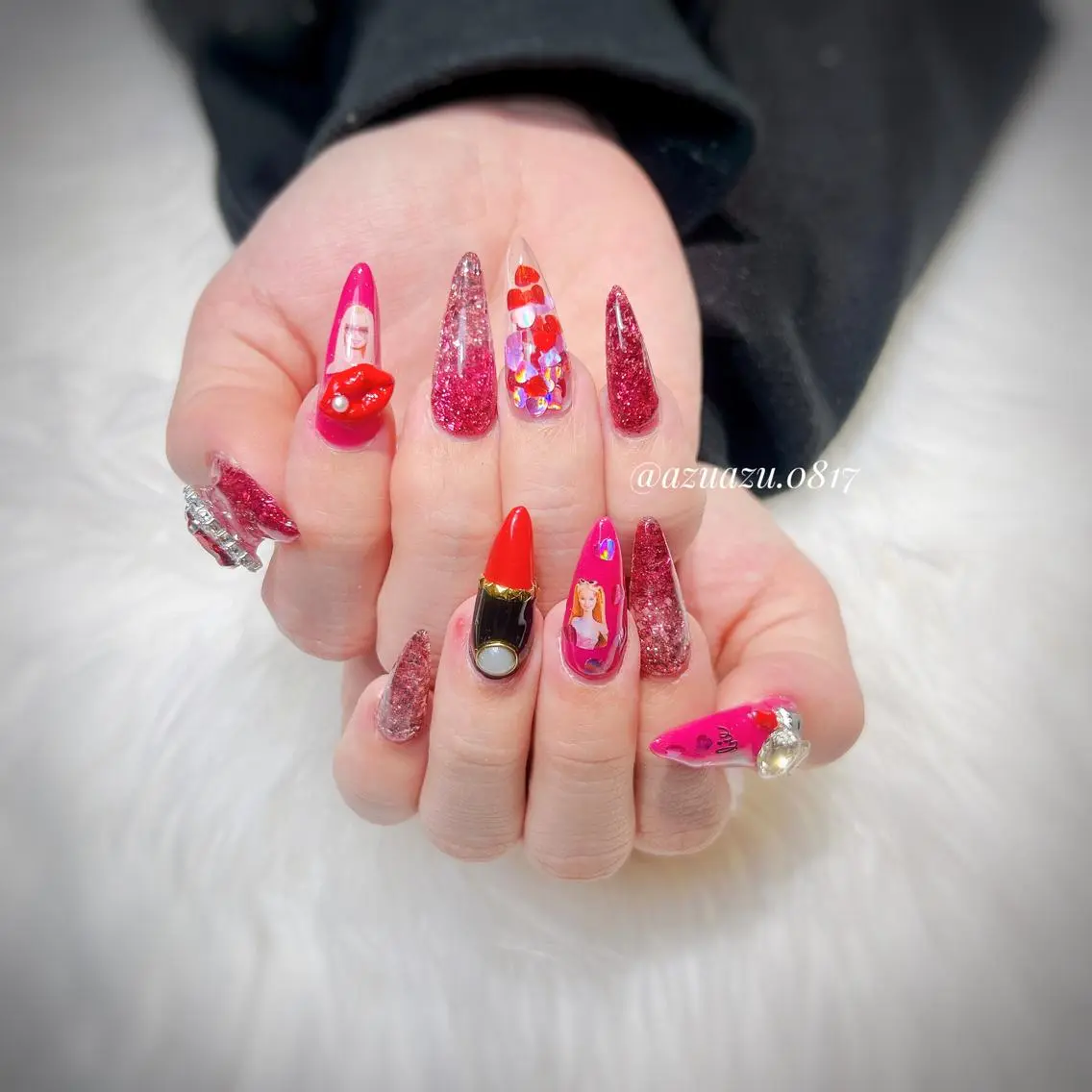 ネイル ハンドネイル ヘアメイク&ネイル ♥️Azuのネイルデザイン