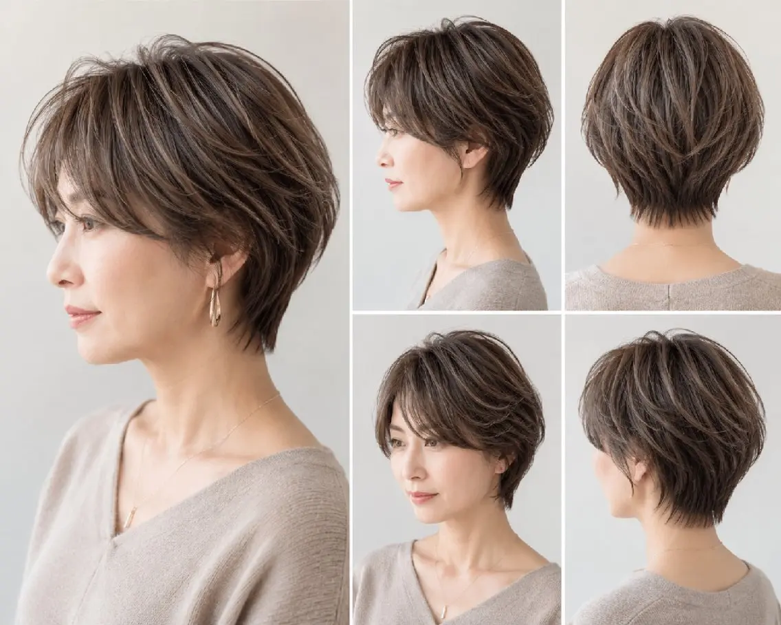 ショート 似合わせカット ショートヘア リンクスハート 芝谷ひろこのヘアスタイル