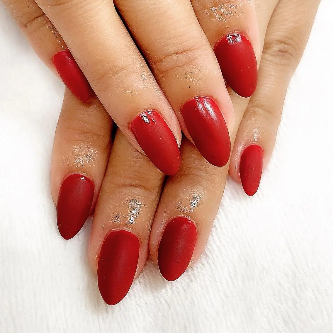 ネイル ボルドー マットネイル em nailのネイルデザイン
