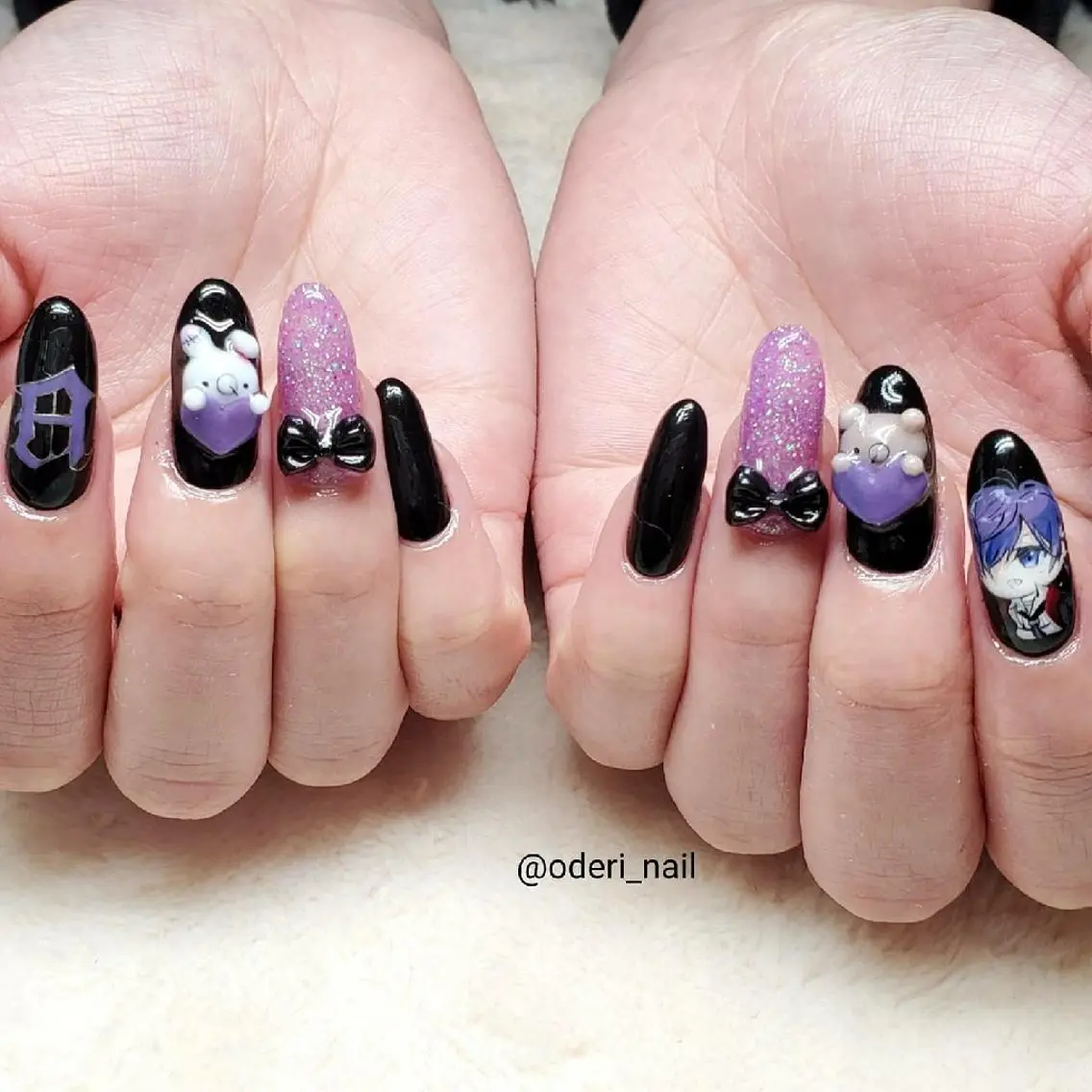 ネイル アートネイル ジェルネイル おで@ oderi_nailのネイルデザイン