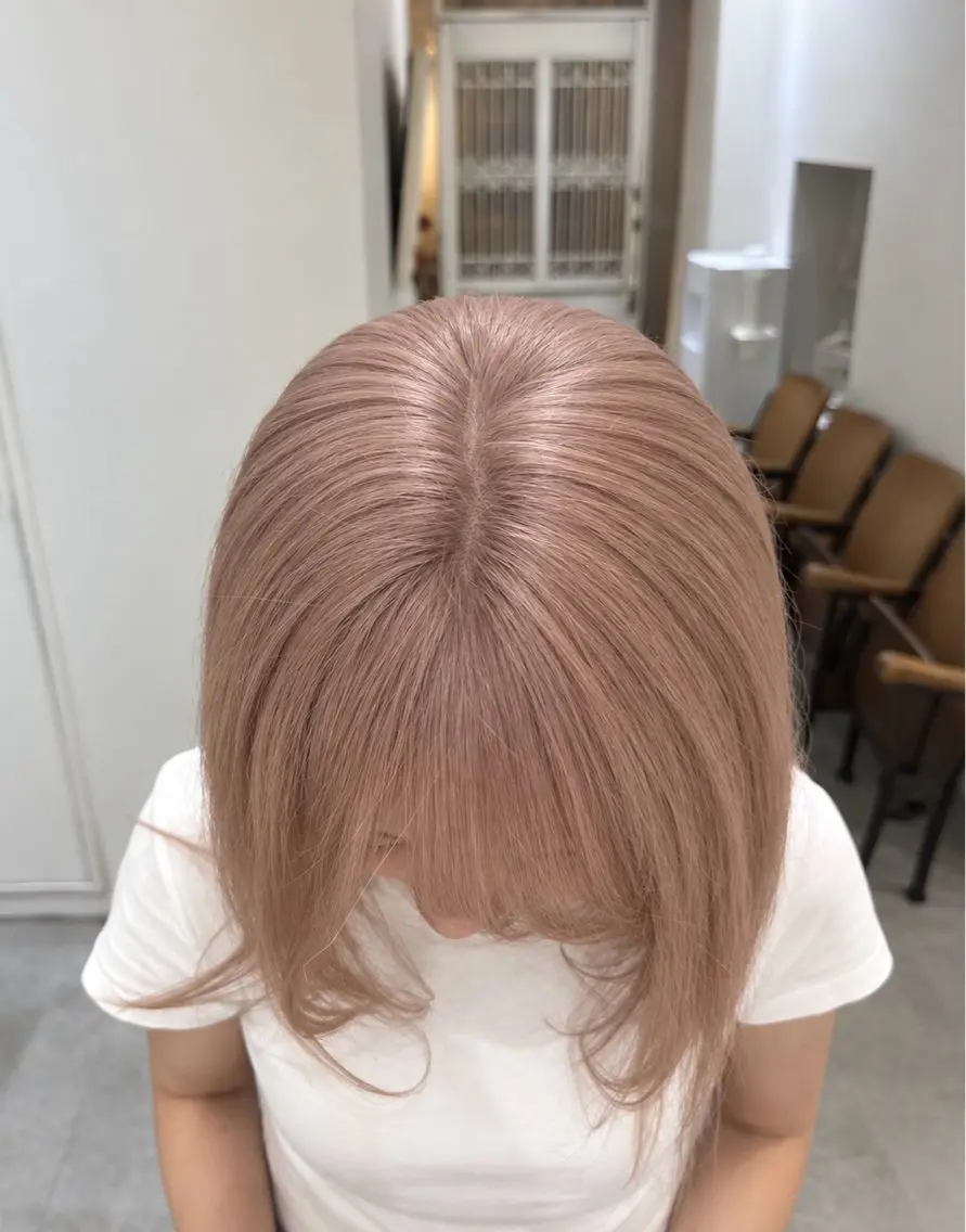セミロング カラー ヘアカラー 林 蓮二朗のヘアスタイル