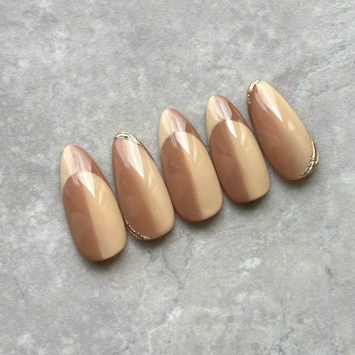 ネイル フレンチネイル オンブレフレンチ Lulea nailのネイルデザイン
