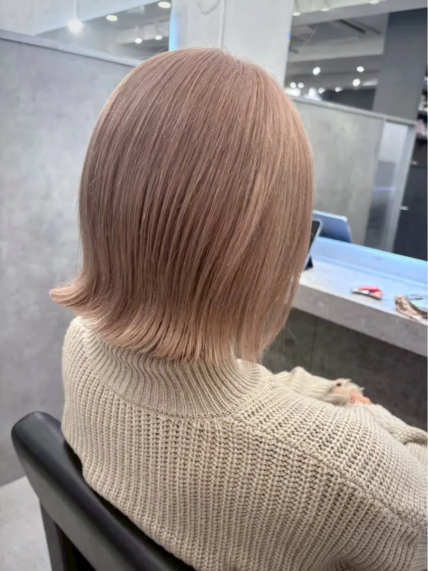 カラー ヘアカラー yuka/いろあそび ブリーチカラー🎀のヘアスタイル