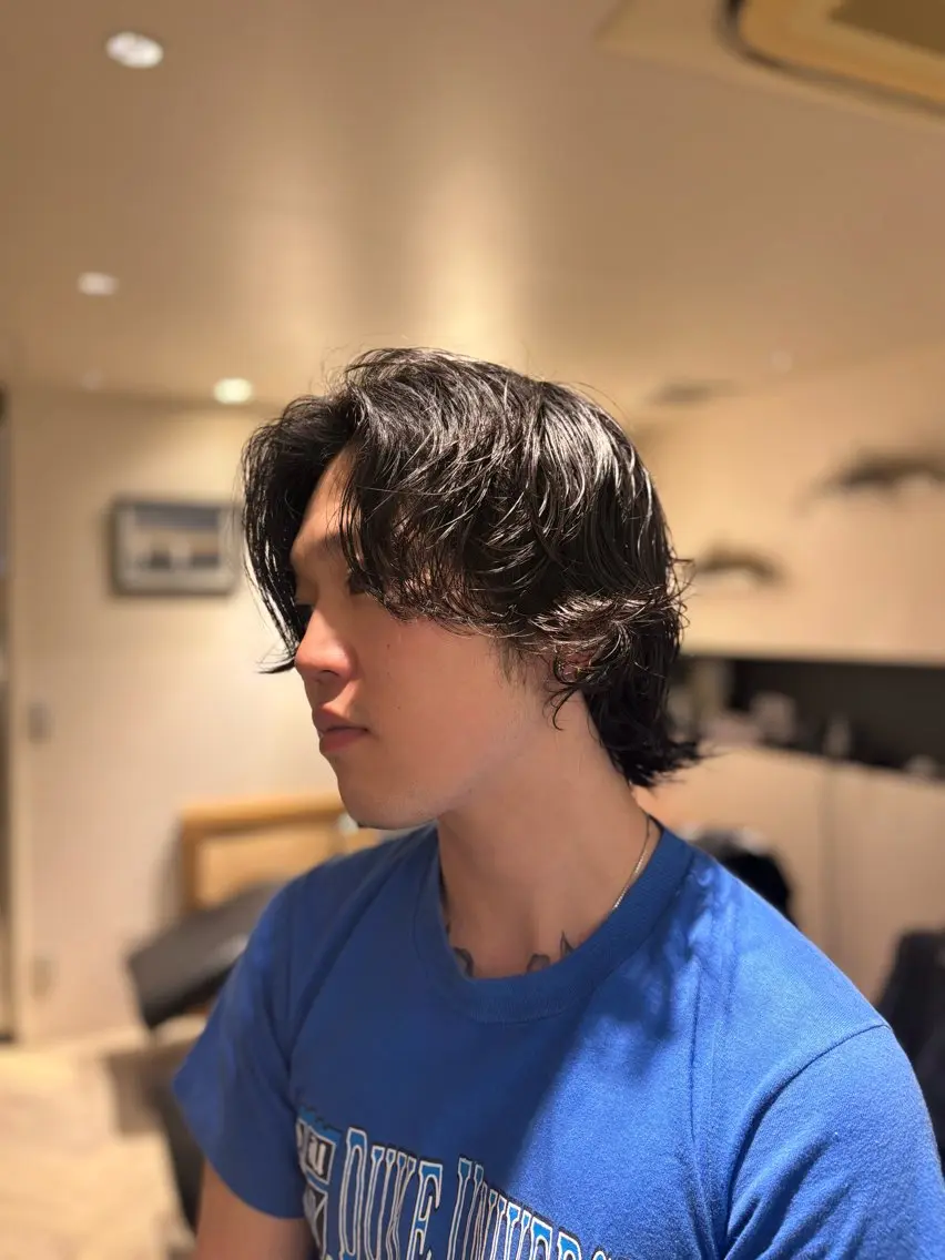 パーマ パーマ 軽部 馨都のヘアスタイル