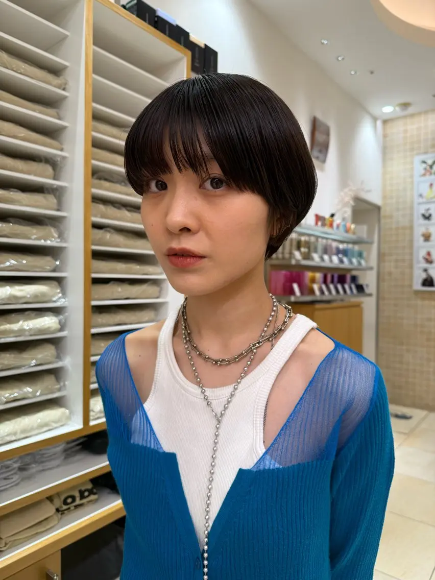ショート 丸みショートボブ Narumi✂︎のヘアスタイル