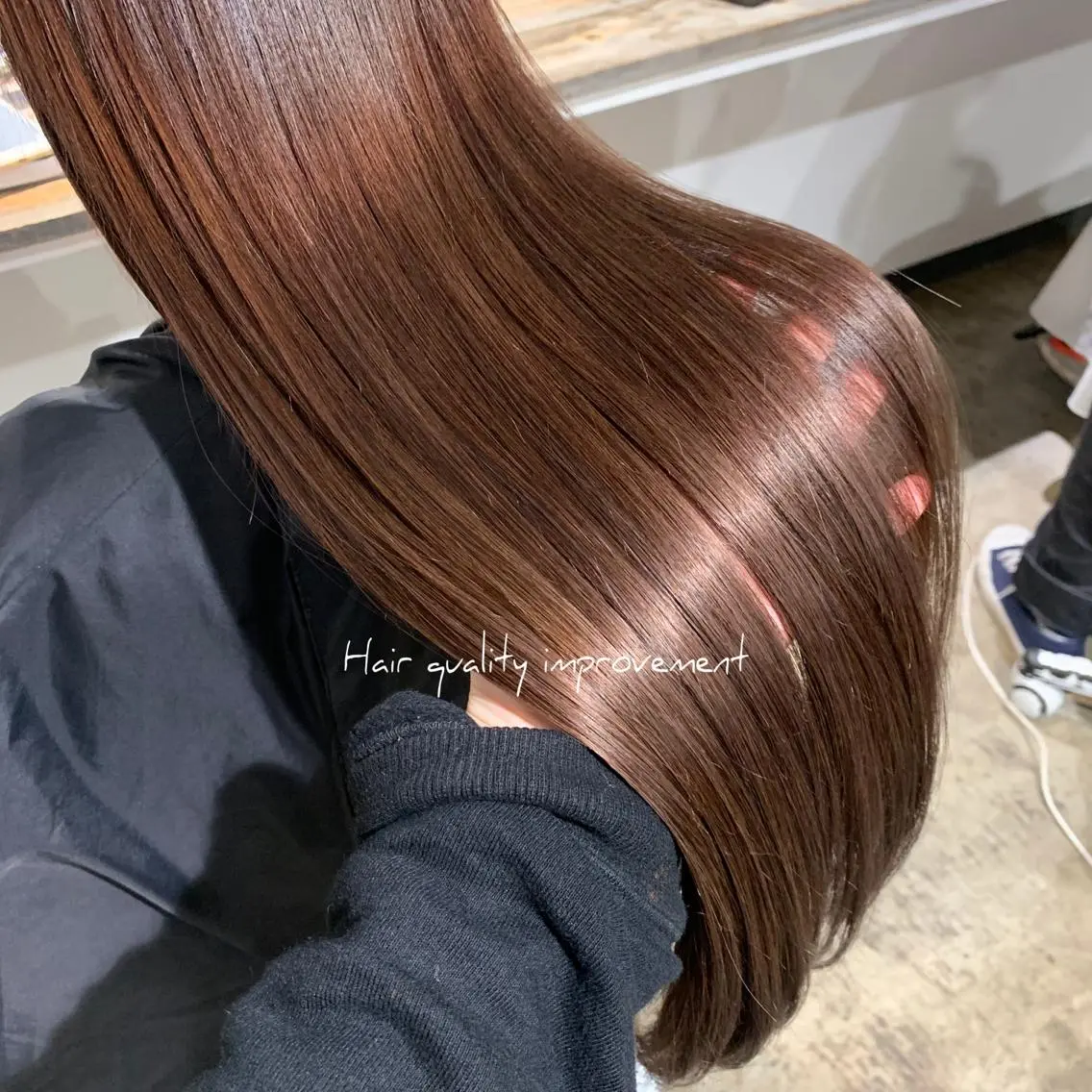 セミロング 髪質改善 トリートメント トリートメント ヘッドスパ etore 矢場町 南沙希のヘアスタイル