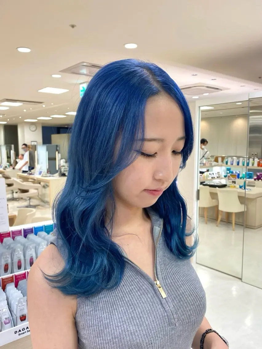 セミロング カラー お悩み解決美容師🦚 片山/銀座/有楽町のヘアスタイル