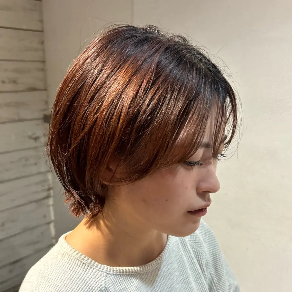 ショート レイヤーカット KAEのヘアスタイル