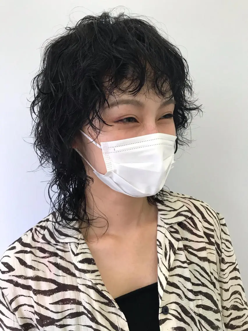 🍎似合わせカット+パーマ+トリートメント→¥11000🍎の写真