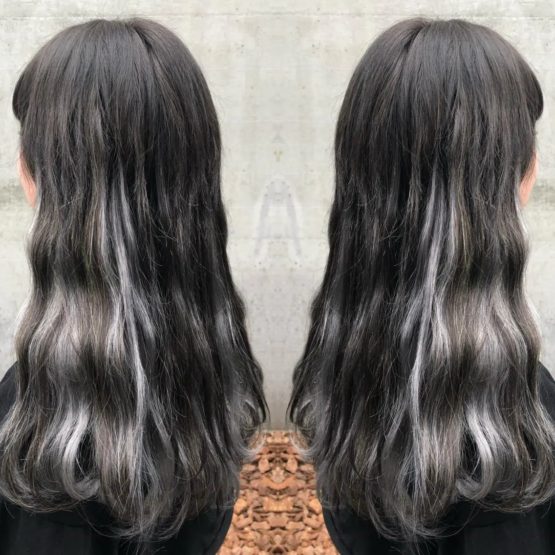 ロング カラー カット ヘアカラー エクステ ヘアセット 韓国ヘア🤍髪質改善 🇰🇷AKANEのヘアスタイル