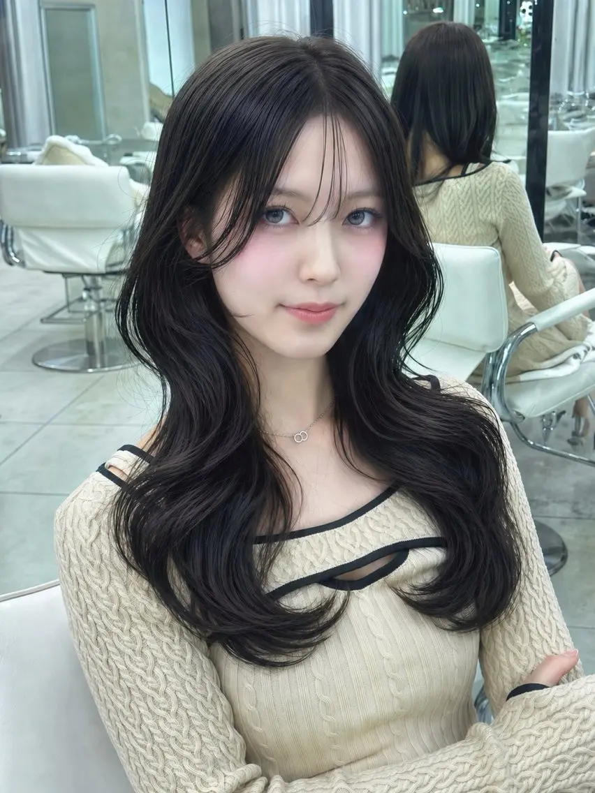 ロング カラー 小林 拳人のヘアスタイル