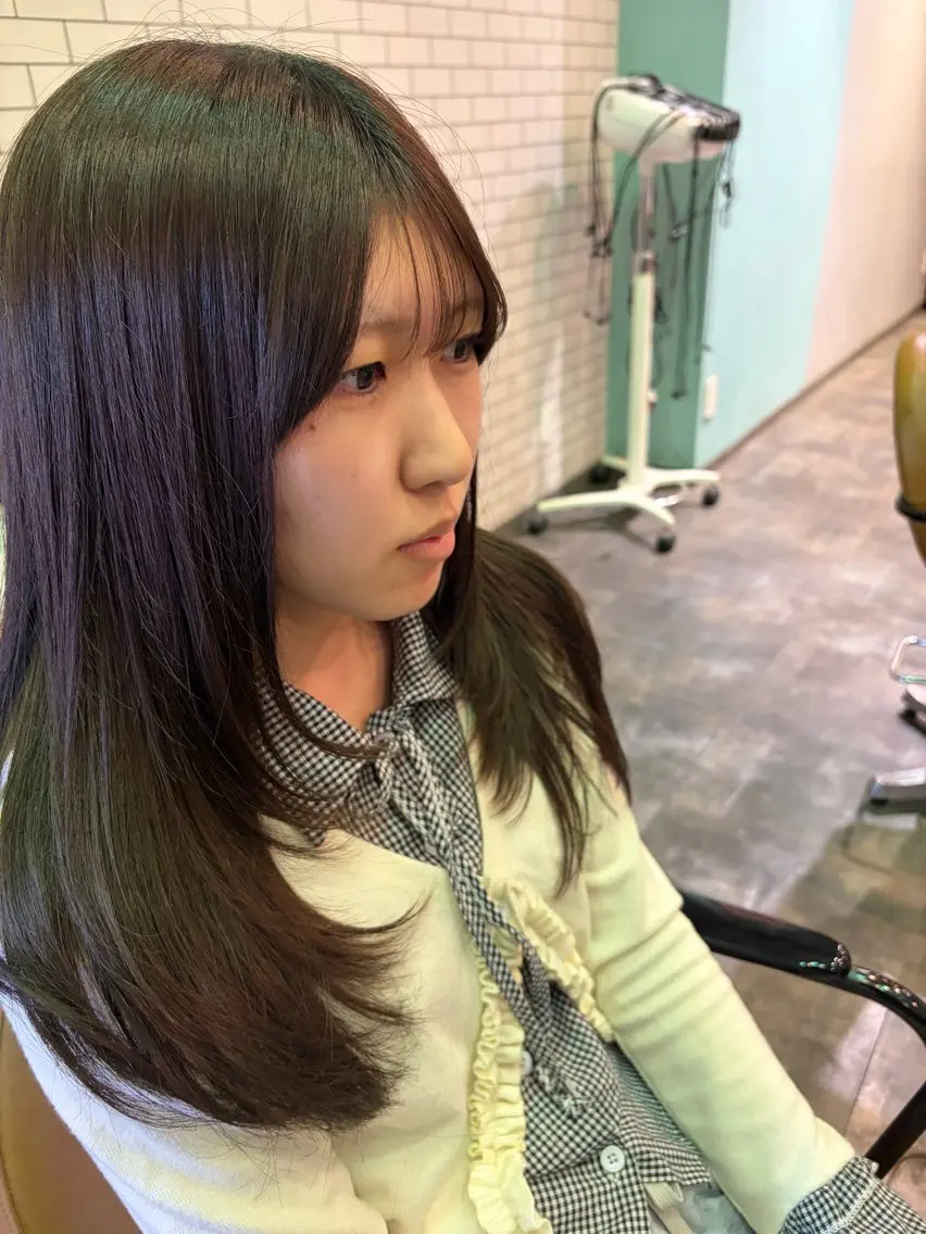 ロング カット カットモデル RURUのヘアスタイル