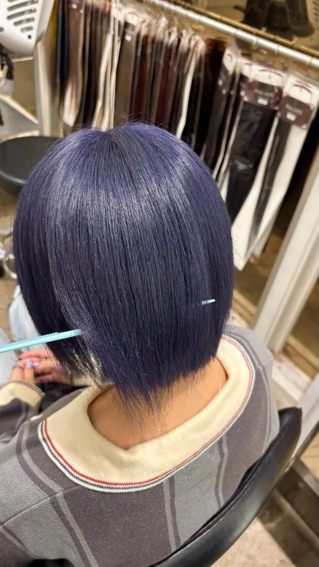 ショート カラー ヘアカラー るかブリーチ特化ピン クカラープルエクステのヘアスタイル