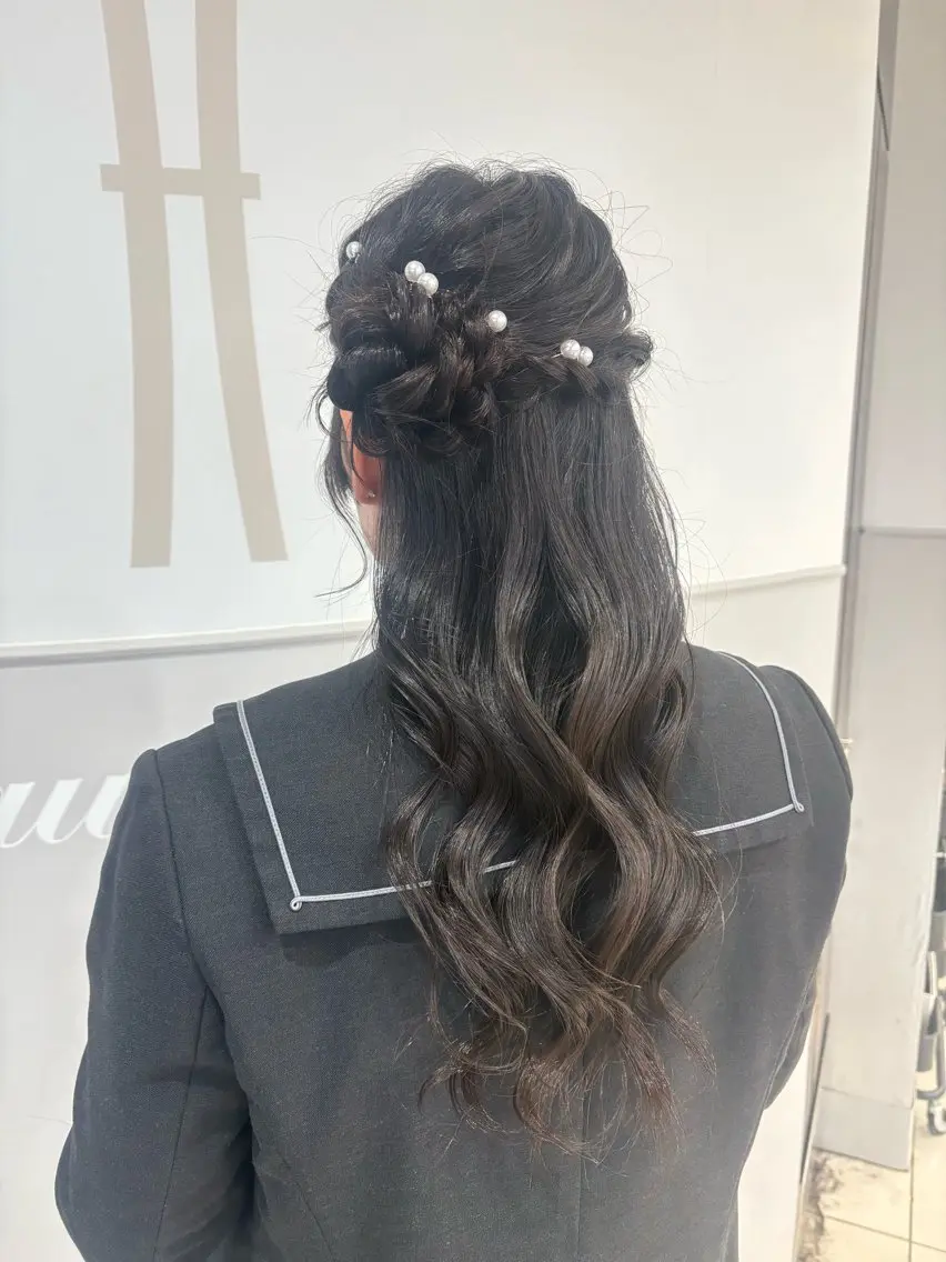 ロング かな🎀 ぷるカラー/エクステのヘアスタイル