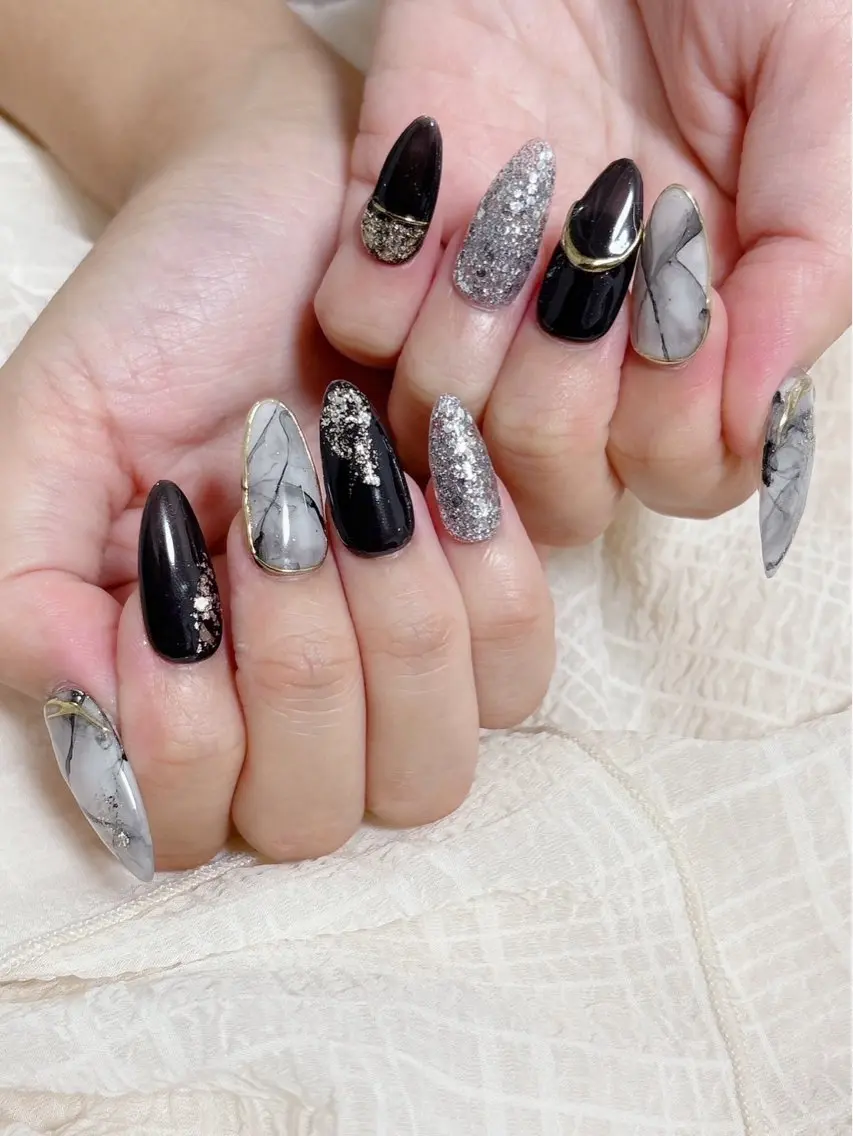 ニュアンスネイル長さだしの写真