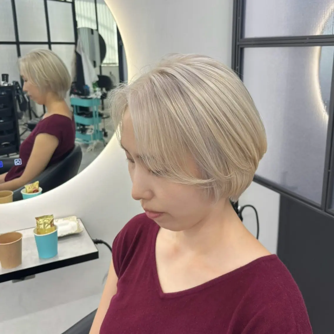 ショート カラー ヘアカラー Ren. 🦋デザインカラーのヘアスタイル