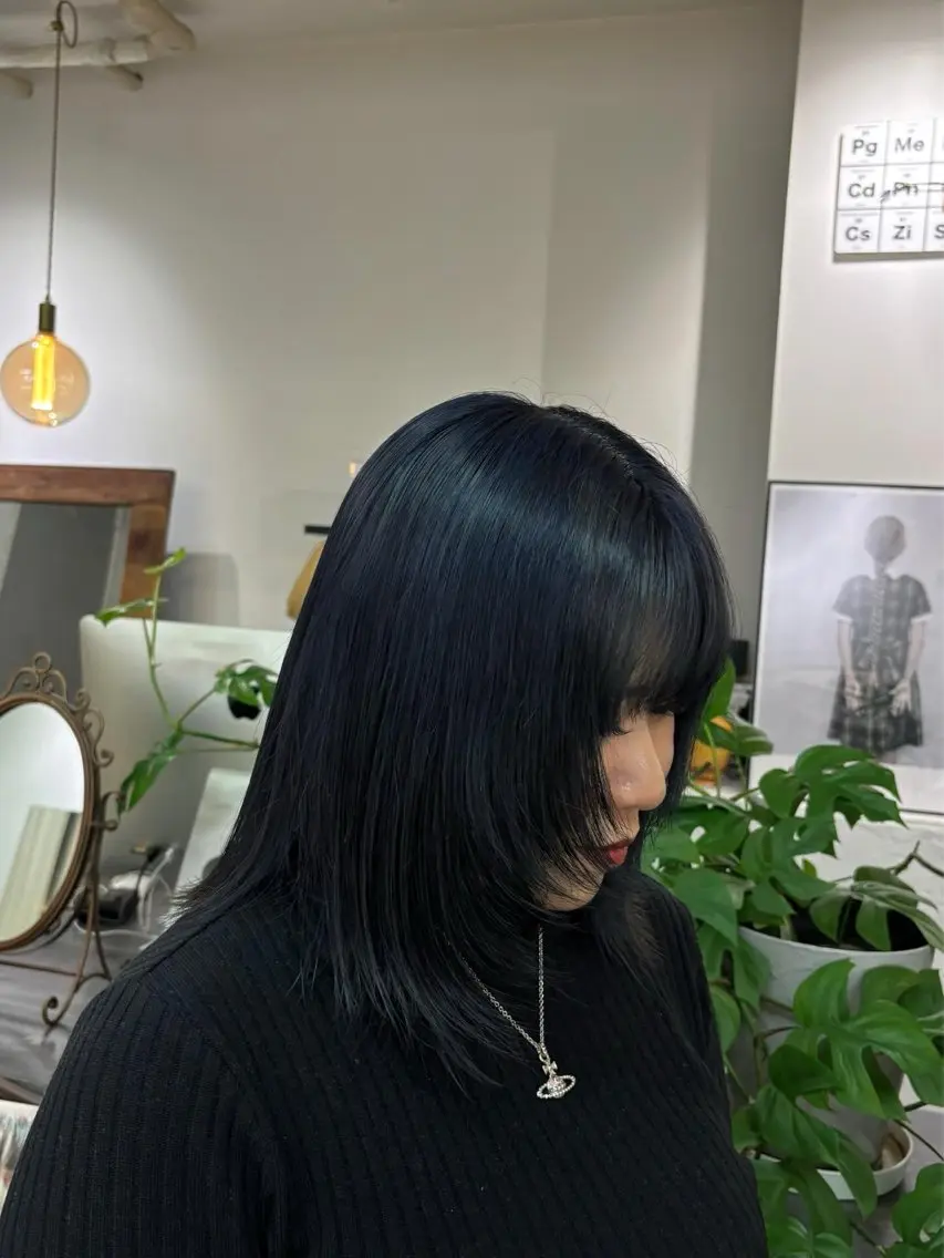 ミディアム ヘアカラー ooitヨシダ ミナミのヘアスタイル