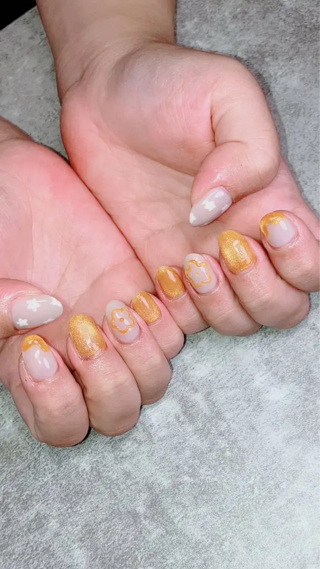 ネイル ハンドネイル ハンドケア shino🌟 痛ネイルのネイルデザイン