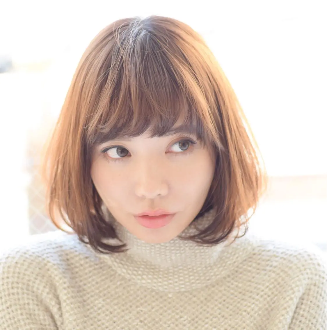 ショート パーマ ボブ カット トリートメント 髪質改善　ボブ 外ハネボブ　白間　光のヘアスタイル