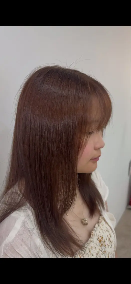 カラー 阿部 柚月のヘアスタイル