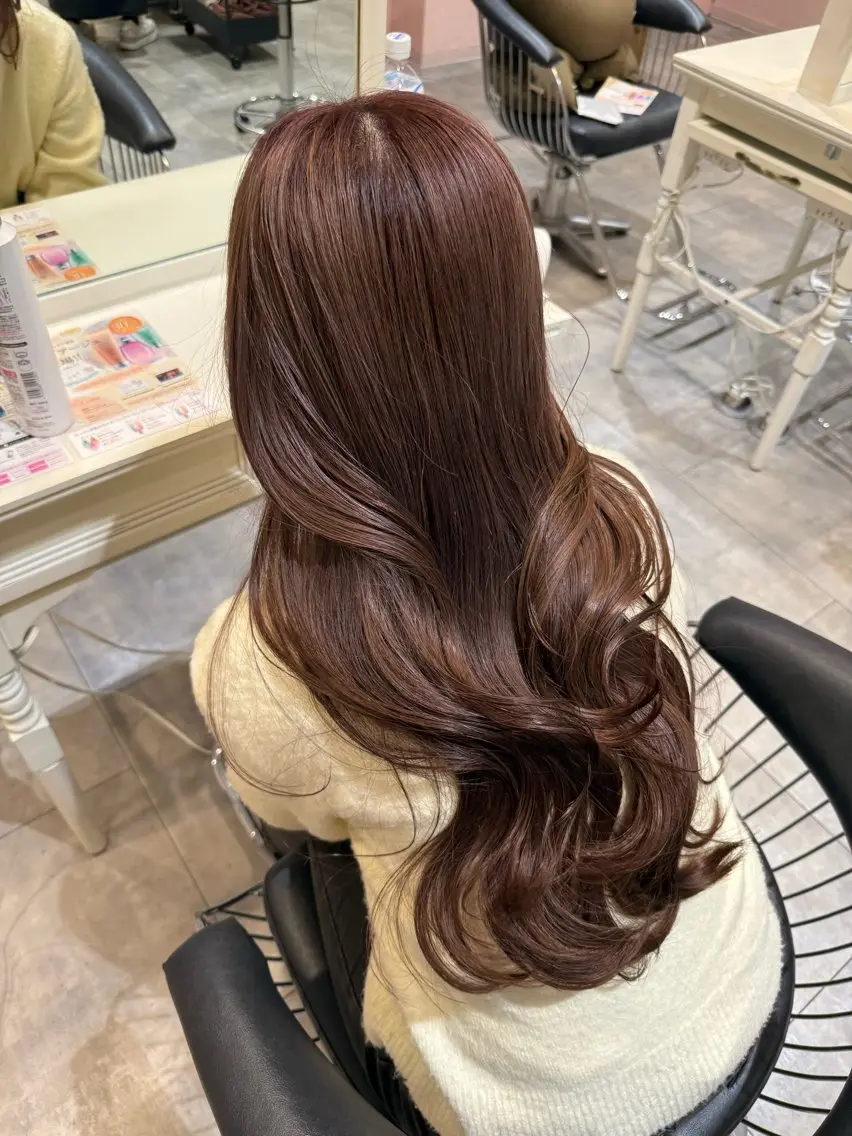 ロング カラー 近藤 歌留多のヘアスタイル