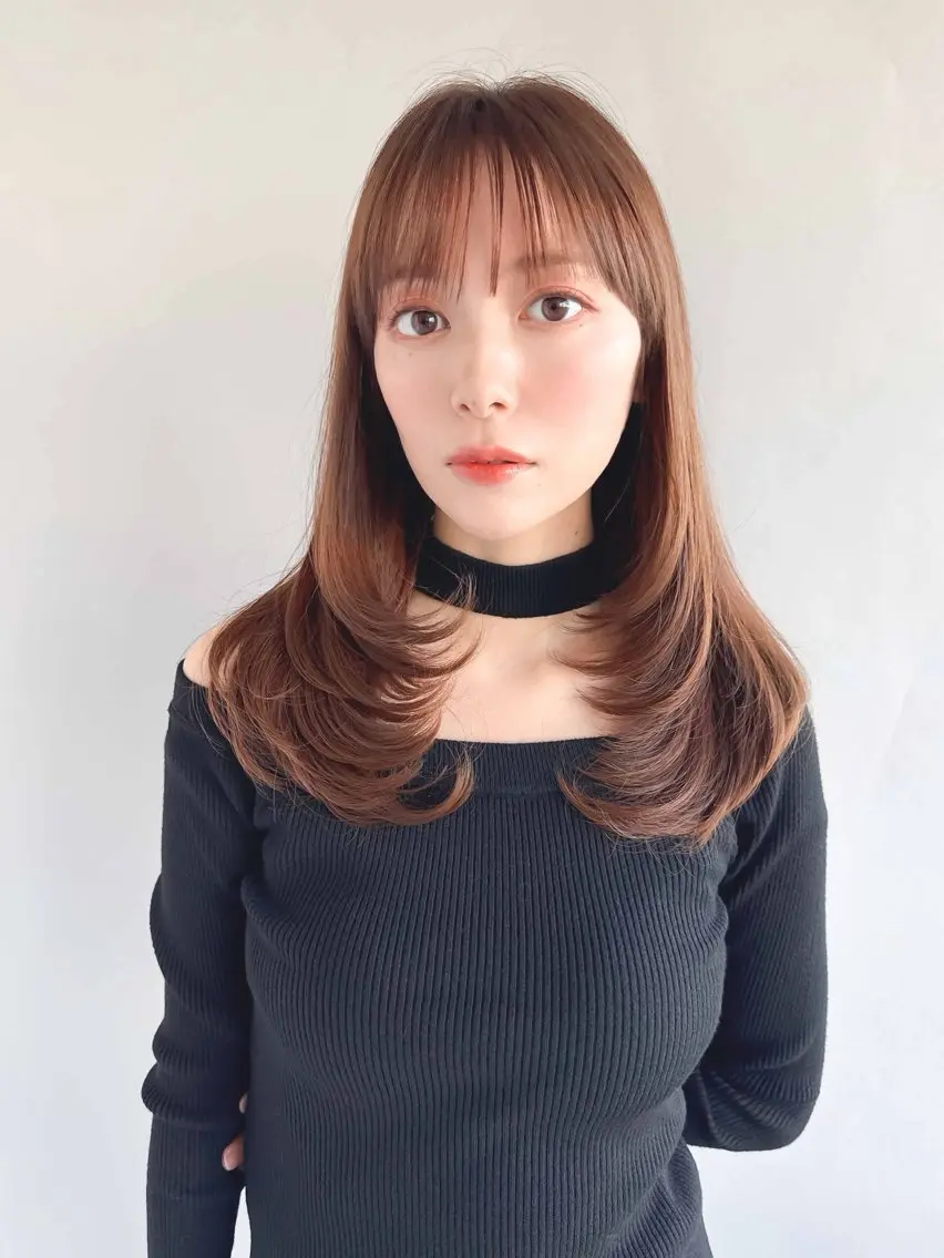 セミロング カラー モデル様募集中💗 mao(マオ)のヘアスタイル
