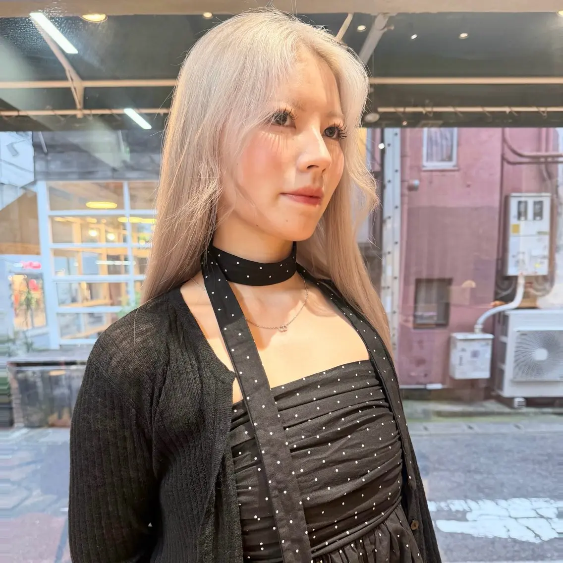 ロング カラー ヘアカラー トリートメント 優梨💞 /透明感カラーのヘアスタイル