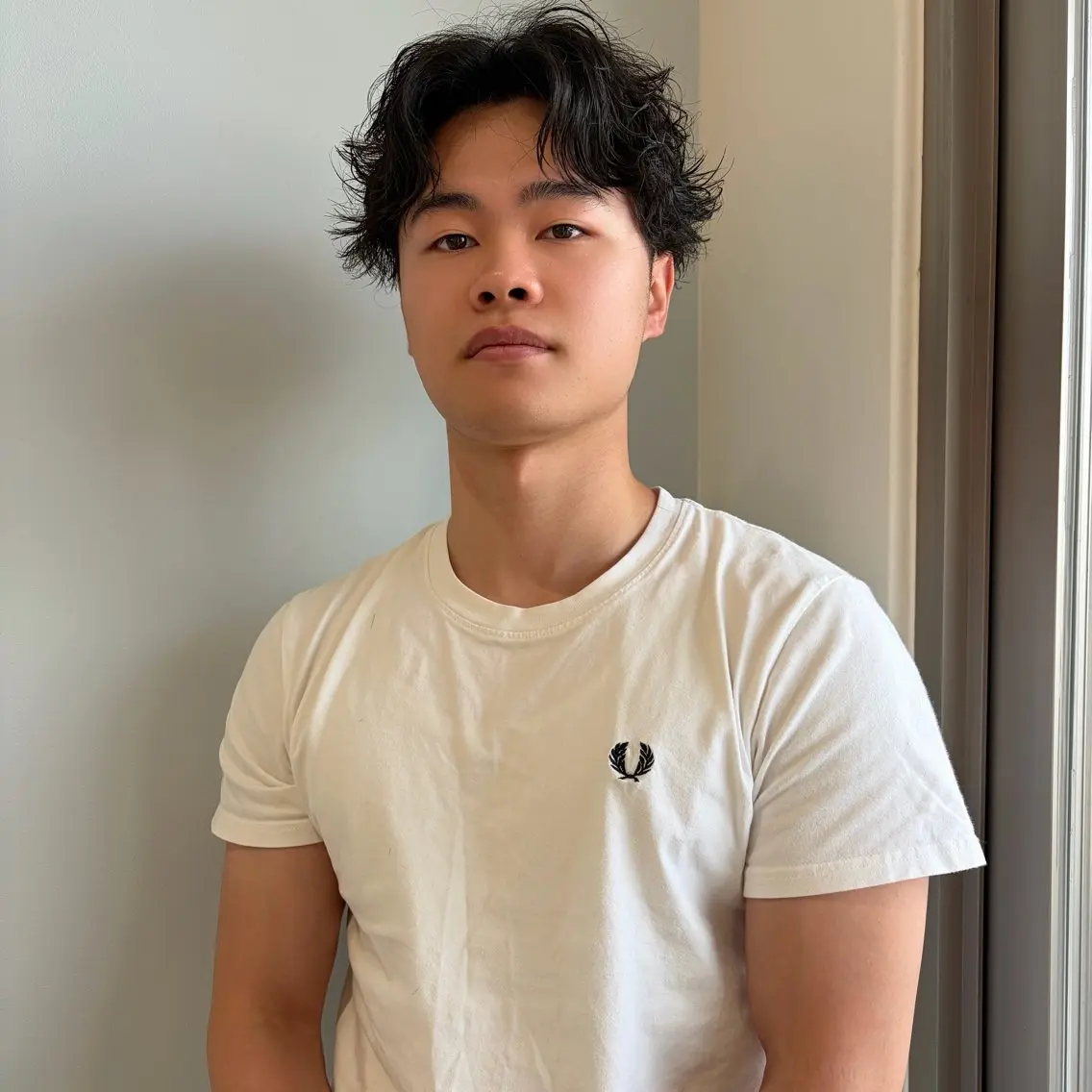 ショート カット パーマ メンズカット、カラー パーマ新居見のヘアスタイル