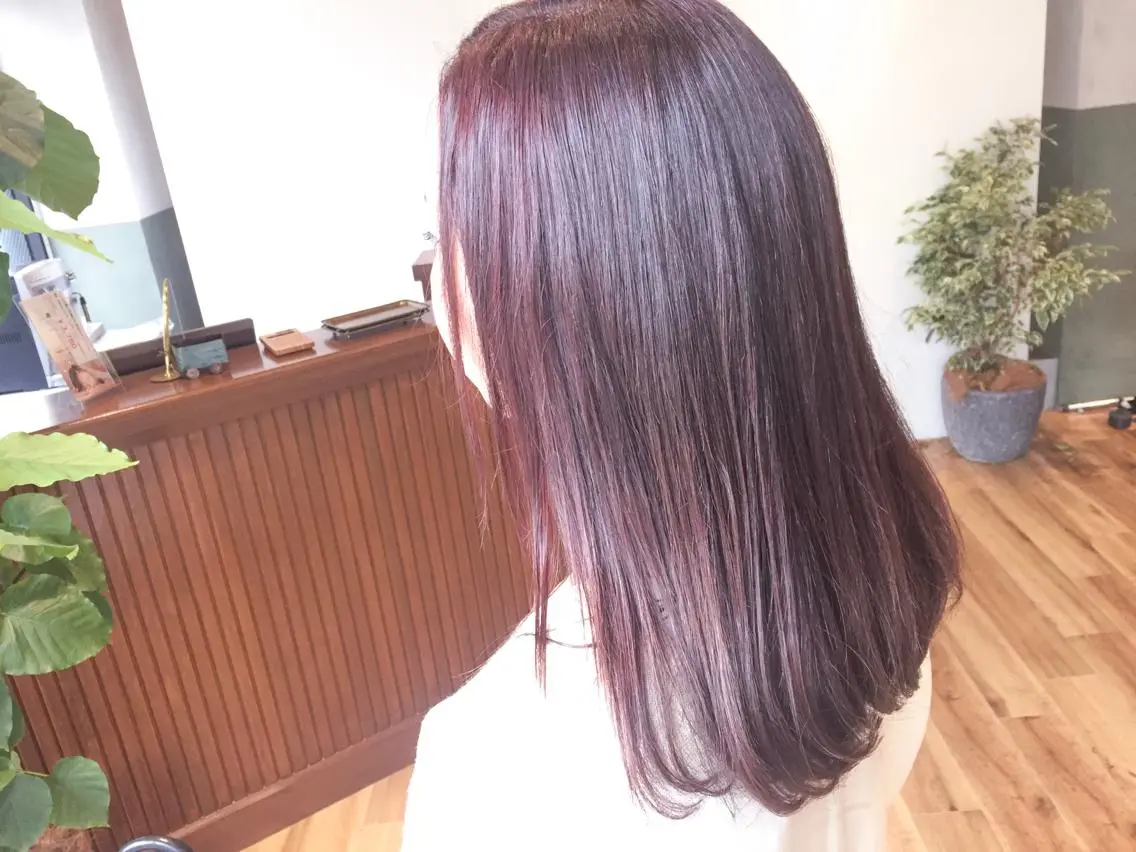 セミロング カラー mayo 🐄🌈のヘアスタイル