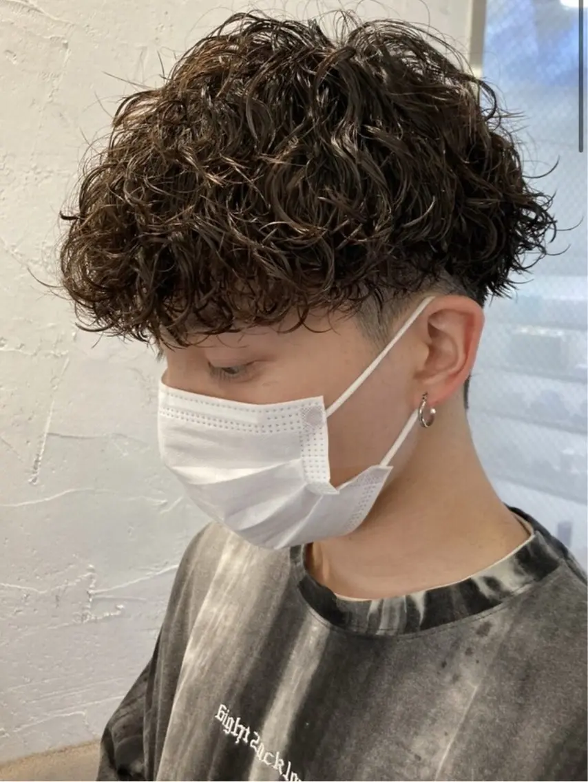 パーマ メンズ カット パーマ カット🔥パーマ特化 fifthりょう🔥のヘアスタイル