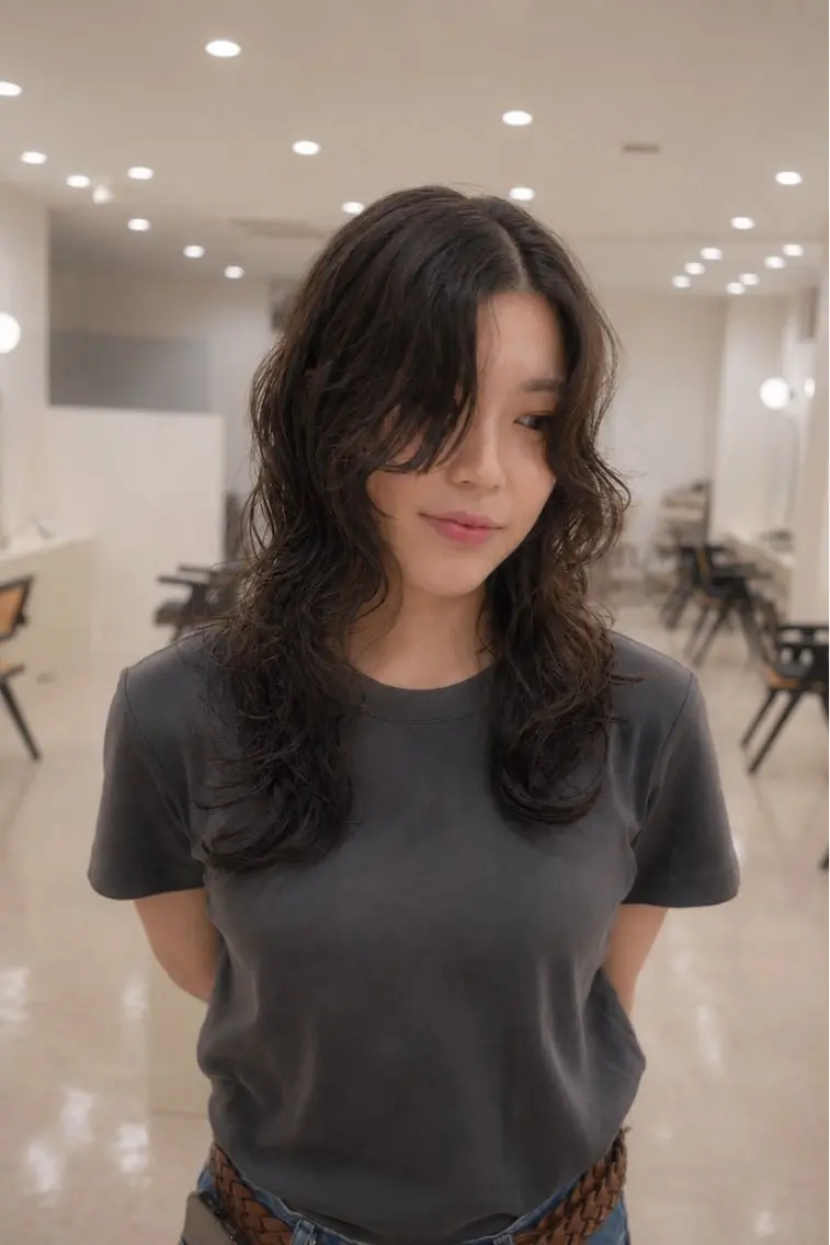 ロング パーマ カット ヘアカラー パーマ 縮毛矯正 トリートメント 似合わせ提案美容師| コイデリュウセイのヘアスタイル